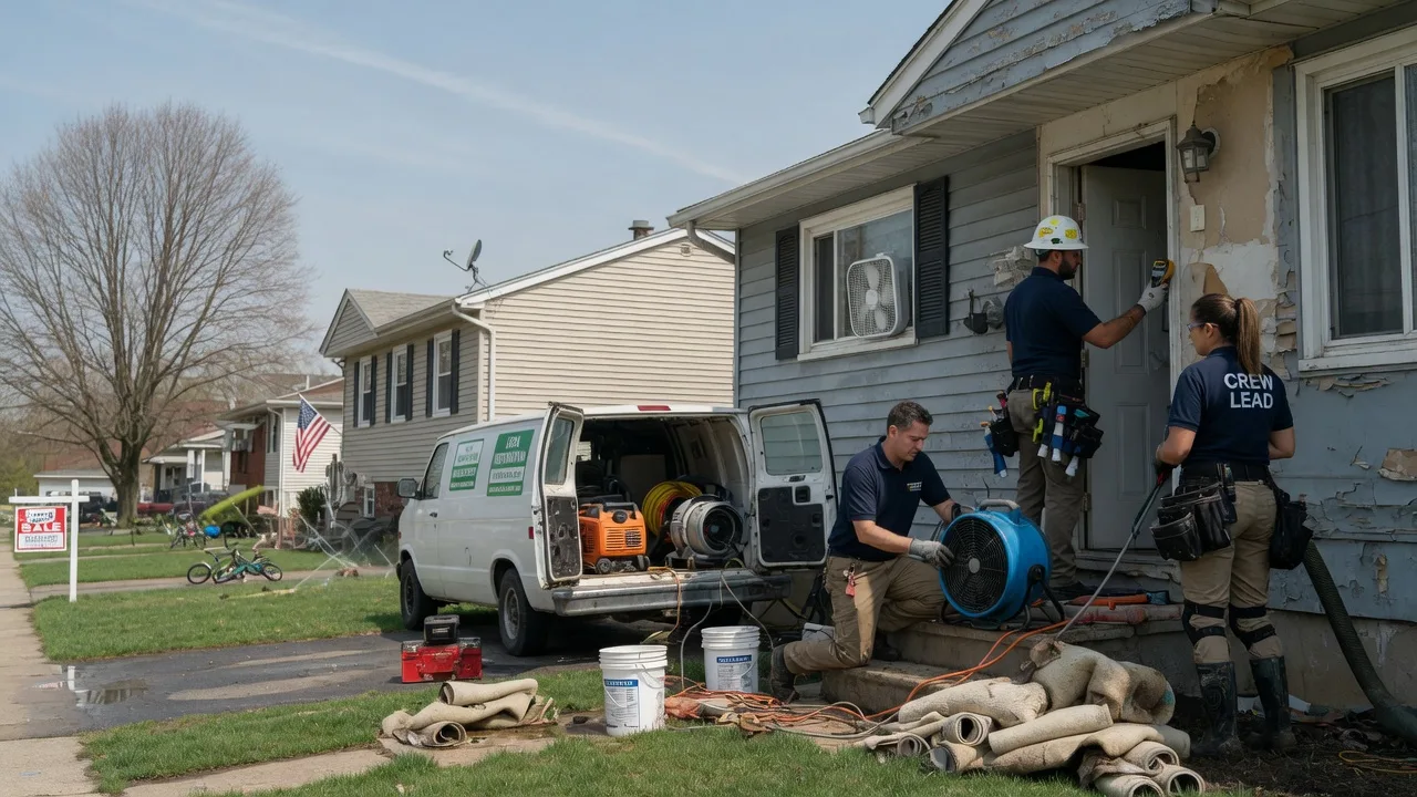 Flood Cleanup in Newtonville, NJ near me